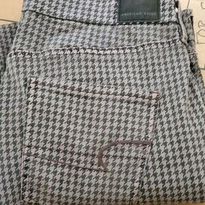 American Eagle Ne(x)t Level Stretch Houndstooth Print Jeans